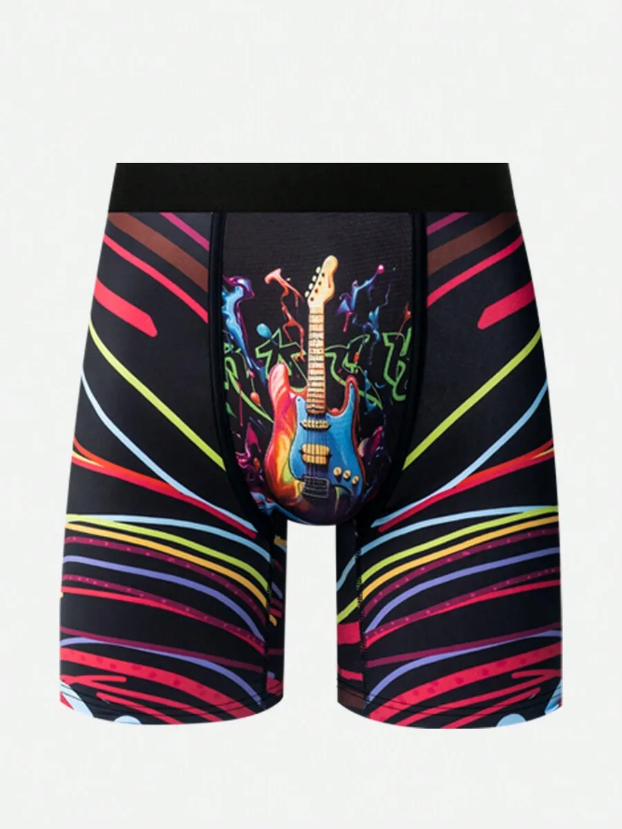 Mens 3D Digital Print Boxer Briefs With Electric Guitar Design
Mens 3D Digital Print Boxer Briefs With Electric Guitar Design