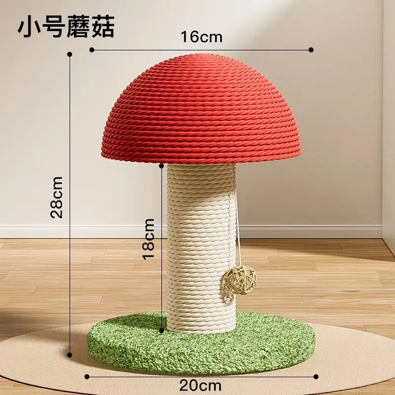 Red mushroom Small Cat Condo, Multi-functional Cat Tower, Scratching Post, and Pet Furniture, Perfect for Small Spaces
Red mushroom Small Cat Condo, Multi-functional Cat Tower, Scratching Post, and Pet Furniture, Perfect for Small Spaces