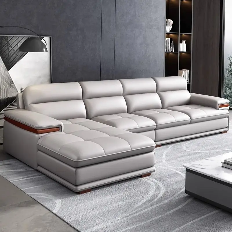 Leather sofa first layer cowhide size apartment living room left and right concubine solid wood corner combination
Leather sofa first layer cowhide size apartment living room left and right concubine solid wood corner combination