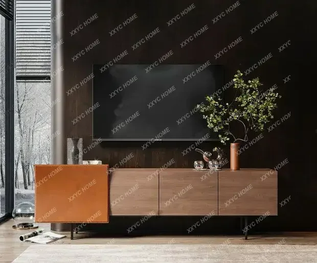 LL minimalist paint TV cabinet modern simplicity, living room household small apartment, solid wood locker
LL minimalist paint TV cabinet modern simplicity, living room household small apartment, solid wood locker