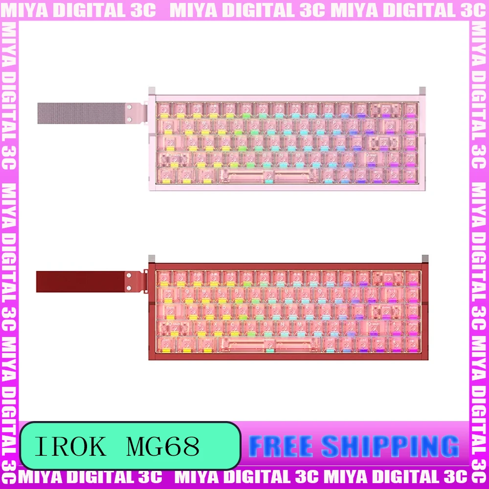 IROK MG68 Series Gaming Magnetic Keyboard 8K Tri Mode Wireless 0.01RT 64KHz Sampling Rate E-Sports Gaming Custom Keyboard
IROK MG68 Series Gaming Magnetic Keyboard 8K Tri Mode Wireless 0.01RT 64KHz Sampling Rate E-Sports Gaming Custom Keyboard