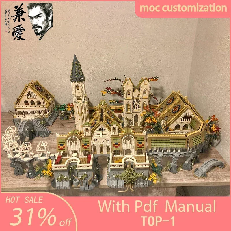 Moc известный фильм креативные кирпичи UCS Rivendell Elven Town полная модель строительные блоки Ultimate коллекционная серия игрушка детский подарок
Moc известный фильм креативные кирпичи UCS Rivendell Elven Town полная модель строительные блоки Ultimate коллекционная серия игрушка детский подарок