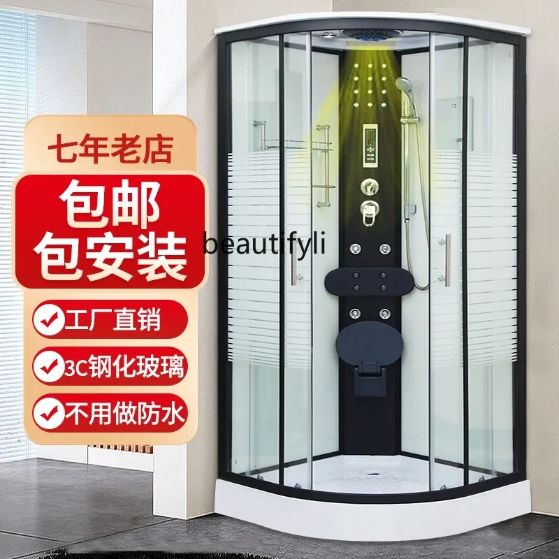 GG Integral shower room Integral bathroom Enclosed integrated tempered glass bath room
GG Integral shower room Integral bathroom Enclosed integrated tempered glass bath room