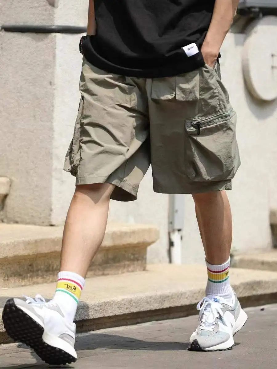 Summer Thin Five-Point Casual Sports orts Men's Loose Fit Qui Dry Functional Loose Waist Design Faionable Youth Sle
Summer Thin Five-Point Casual Sports orts Men's Loose Fit Qui Dry Functional Loose Waist Design Faionable Youth Sle