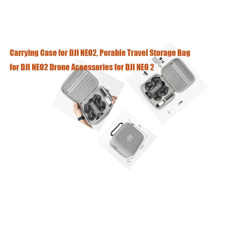 Carrying Case for DJI NEO2, Porable Travel Storage Bag for DJI NEO2 Drone Aceessories for DJI NEO 2
Carrying Case for DJI NEO2, Porable Travel Storage Bag for DJI NEO2 Drone Aceessories for DJI NEO 2