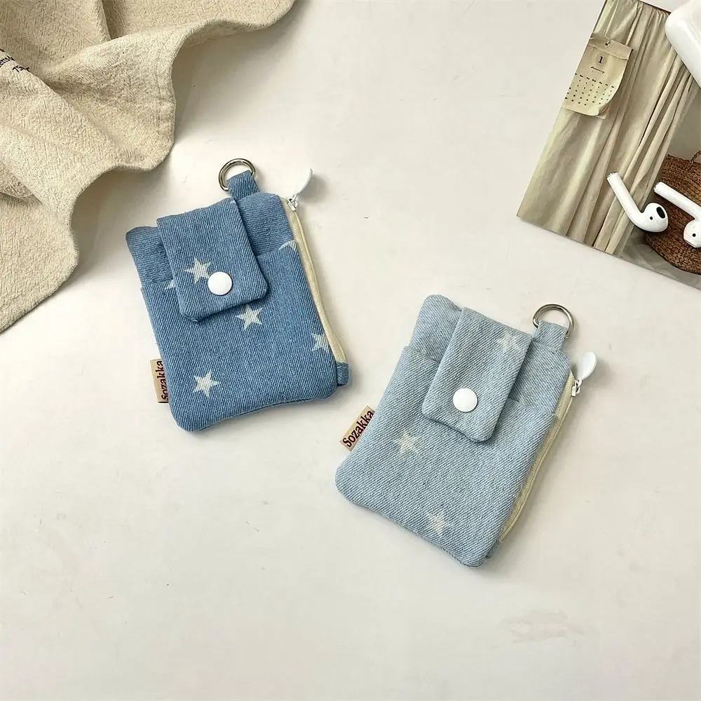 Korea Style Denim Bow Card Bags Large Capacity Portable Mini Storage Pouch Coin Purse
Korea Style Denim Bow Card Bags Large Capacity Portable Mini Storage Pouch Coin Purse