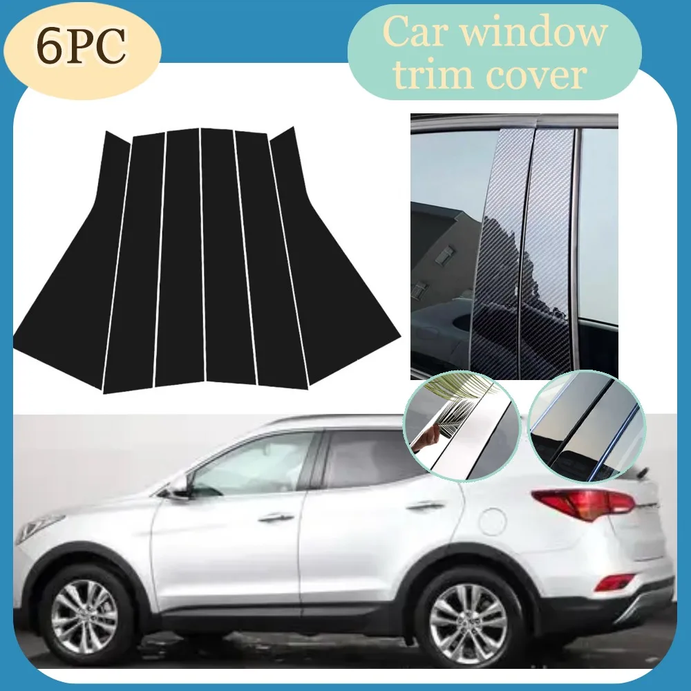 Glossy Black Pillar Post Fit For Hyundai Santa Fe Sport SWB DM2013-2018 Silver Carbon Door Window Column BC Trim Sticker Cover
Glossy Black Pillar Post Fit For Hyundai Santa Fe Sport SWB DM2013-2018 Silver Carbon Door Window Column BC Trim Sticker Cover