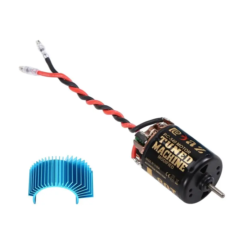 FBIL-Waterproof Brushed Motor 540 With Heat Sink For 1/10 Scale For RC Car Crawler Axial SCX10 AXI03007 TRX4 Traxxas Redcat Gen8
FBIL-Waterproof Brushed Motor 540 With Heat Sink For 1/10 Scale For RC Car Crawler Axial SCX10 AXI03007 TRX4 Traxxas Redcat Gen8