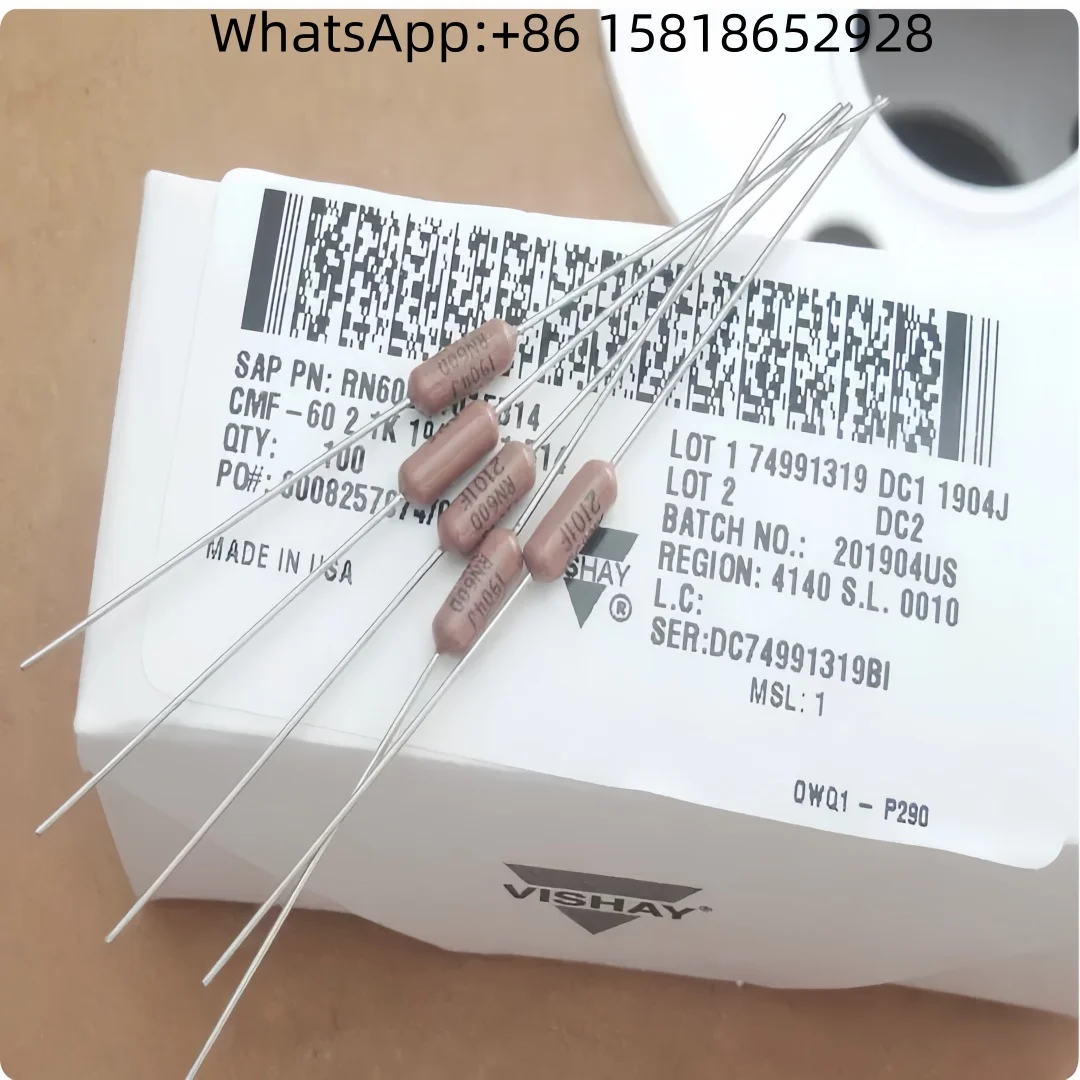 10pcs VISHAY-DALE RN60D 2.1K 2K1 0.5W 1/2W 1% Copper Lead Metal Film Resistors ...
10pcs VISHAY-DALE RN60D 2.1K 2K1 0.5W 1/2W 1% Copper Lead Metal Film Resistors ...
