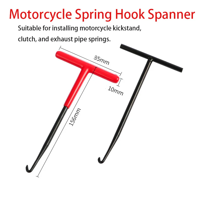 Spring Hook Tool for Scooter E-Scooter Kickstands Clutches and Exhaust Pipes
Spring Hook Tool for Scooter E-Scooter Kickstands Clutches and Exhaust Pipes