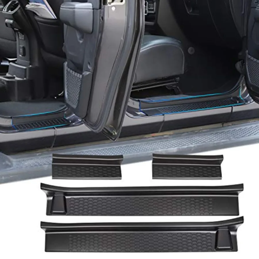 Door Sill Guards Entry Scuff Plate Cover for 2018-2025 Jeep Wrangler JL JLU 2020-2025, for Jeep Gladiator JT 2020-2025 Exterior
Door Sill Guards Entry Scuff Plate Cover for 2018-2025 Jeep Wrangler JL JLU 2020-2025, for Jeep Gladiator JT 2020-2025 Exterior