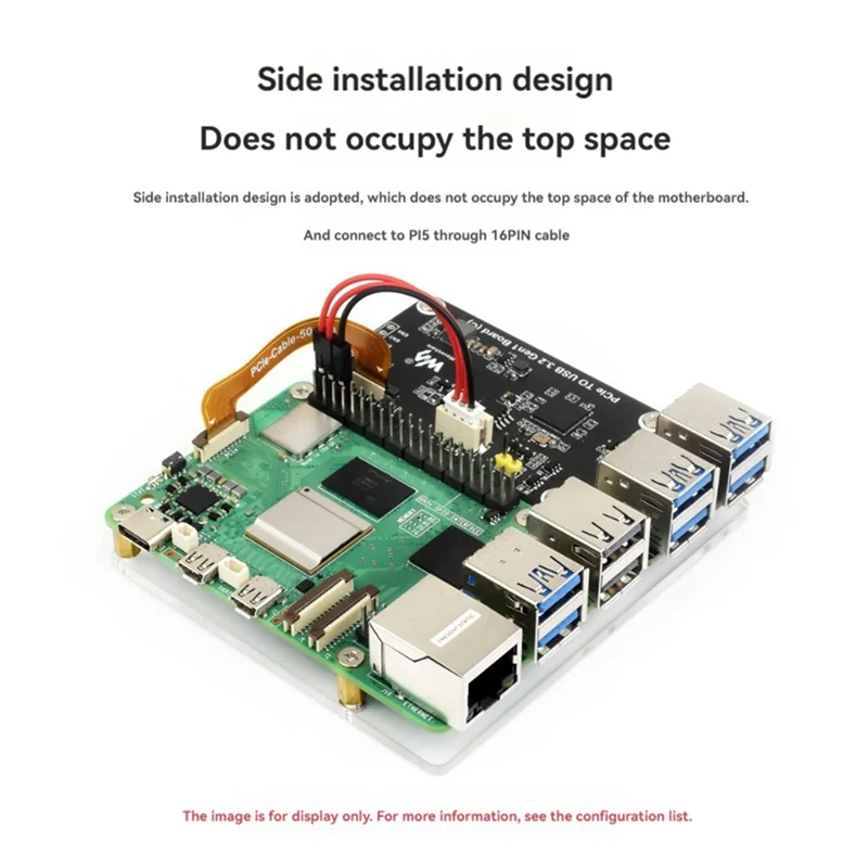 Waveshare для Raspberry Pi 5 USB-карта расширения PCIE на 4 порта USB 3.2 Gen1, плата адаптера 5 Гбит/с без драйверов для Rpi 5
Waveshare для Raspberry Pi 5 USB-карта расширения PCIE на 4 порта USB 3.2 Gen1, плата адаптера 5 Гбит/с без драйверов для Rpi 5