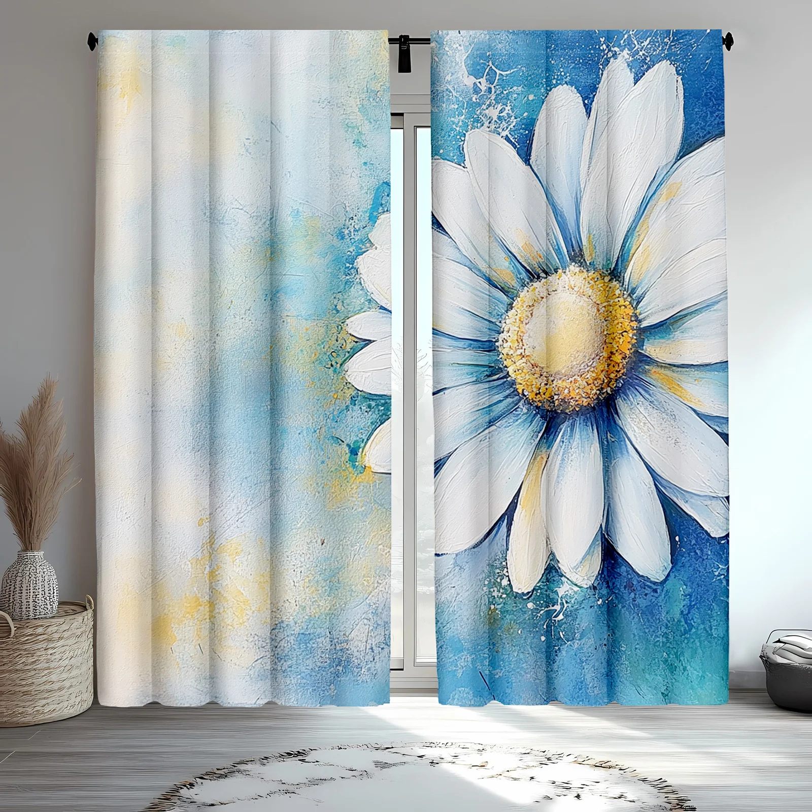 2 шт. классические полиэстеровые шторы с ромашкой, картина маслом, всплеск фона, пасторальное выражение, шторы на окна кухни и кафе, 2 P
2 шт. классические полиэстеровые шторы с ромашкой, картина маслом, всплеск фона, пасторальное выражение, шторы на окна кухни и кафе, 2 P