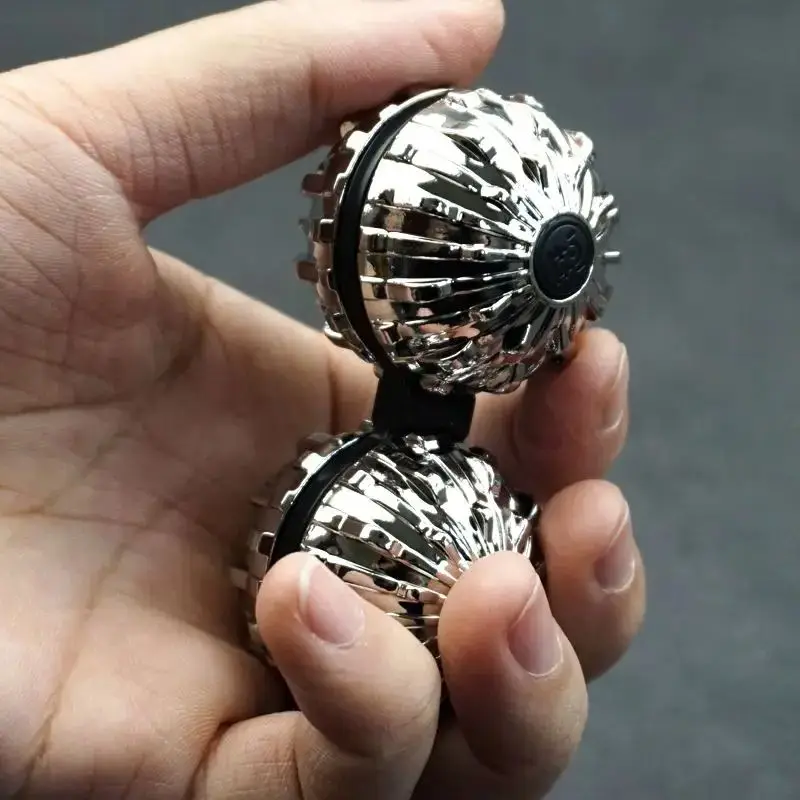 Metal Conjoined Massage Ball Kirsite Rotating Fingertip Gyro Decompression Toys Fidget Spinner Stress Relief High Quality
Metal Conjoined Massage Ball Kirsite Rotating Fingertip Gyro Decompression Toys Fidget Spinner Stress Relief High Quality