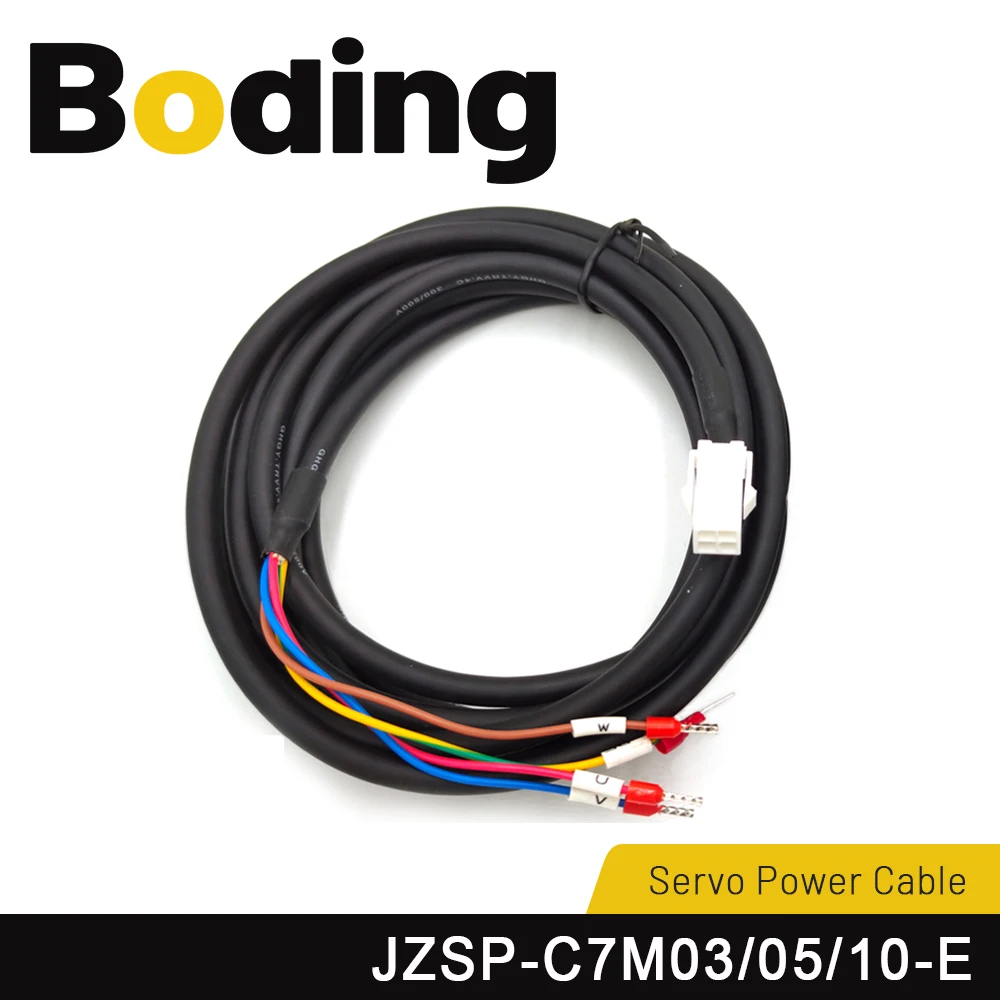 Boding servo motor power cable Jzsp-c7m03-e Jzsp-c7m05-e 3m 5m 10m for Yaskawa 7-series SGM7J
Boding servo motor power cable Jzsp-c7m03-e Jzsp-c7m05-e 3m 5m 10m for Yaskawa 7-series SGM7J