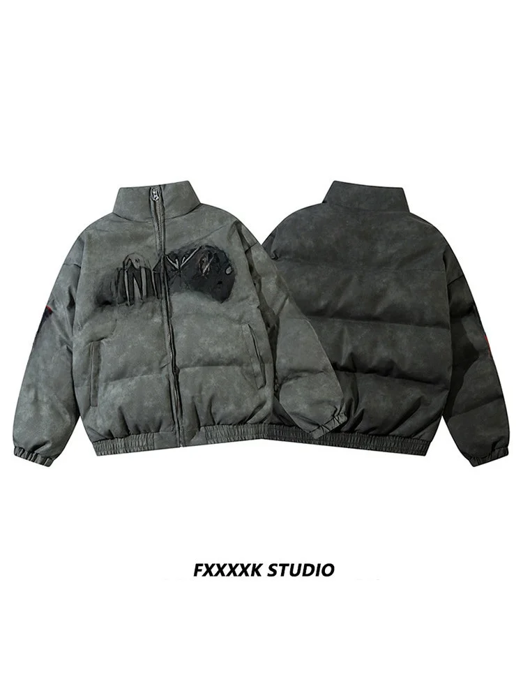 Женская хлопковая куртка больших размеров с надписью, утепленная, зимняя верхняя одежда, теплая, в уличном стиле, свободного кроя
Женская хлопковая куртка больших размеров с надписью, утепленная, зимняя верхняя одежда, теплая, в уличном стиле, свободного кроя