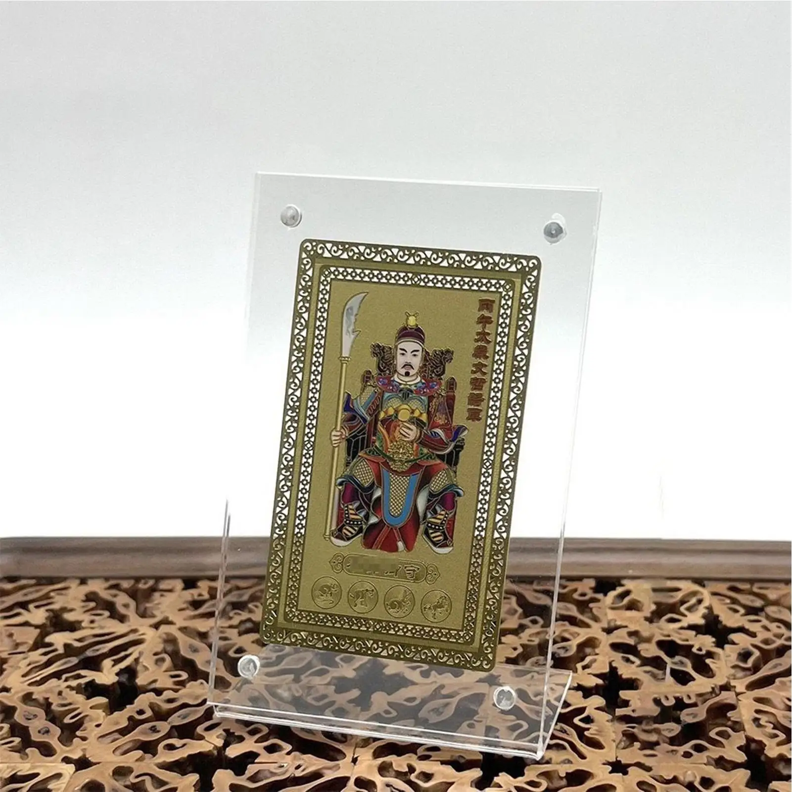 2026 Tai Sui Amulets Card Feng Shui Prayer Gold Card Exorcism Protection Buddha Gift Safe Bring In Wealth And Treasure
2026 Tai Sui Amulets Card Feng Shui Prayer Gold Card Exorcism Protection Buddha Gift Safe Bring In Wealth And Treasure
