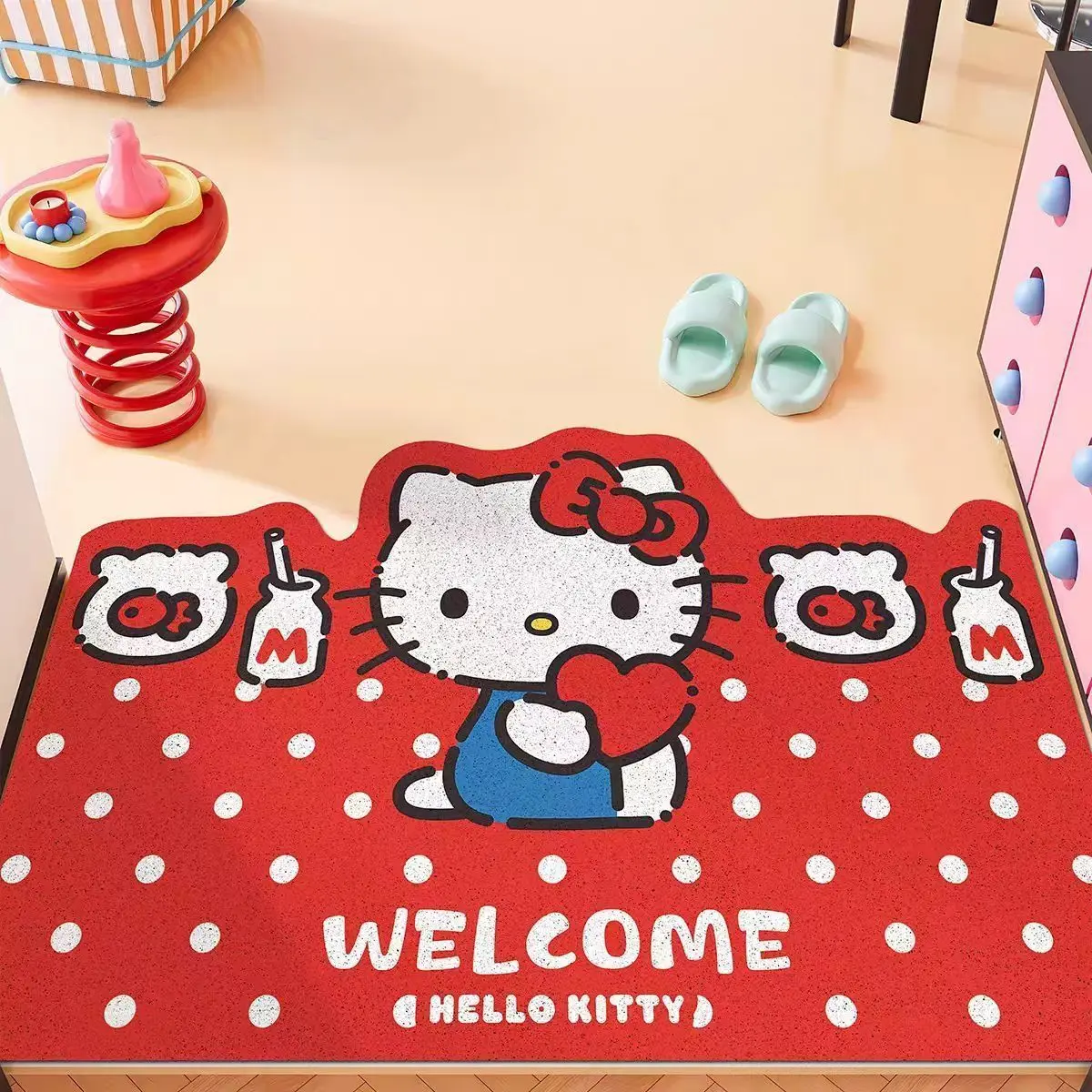 Anime Sanrio Hello Kitty Floor Mat Kuromi Foot Pads Come in Anti-slip Wear-resistant Cartoon Kawaii Lovely Decoration Cute 2026
Anime Sanrio Hello Kitty Floor Mat Kuromi Foot Pads Come in Anti-slip Wear-resistant Cartoon Kawaii Lovely Decoration Cute 2026
