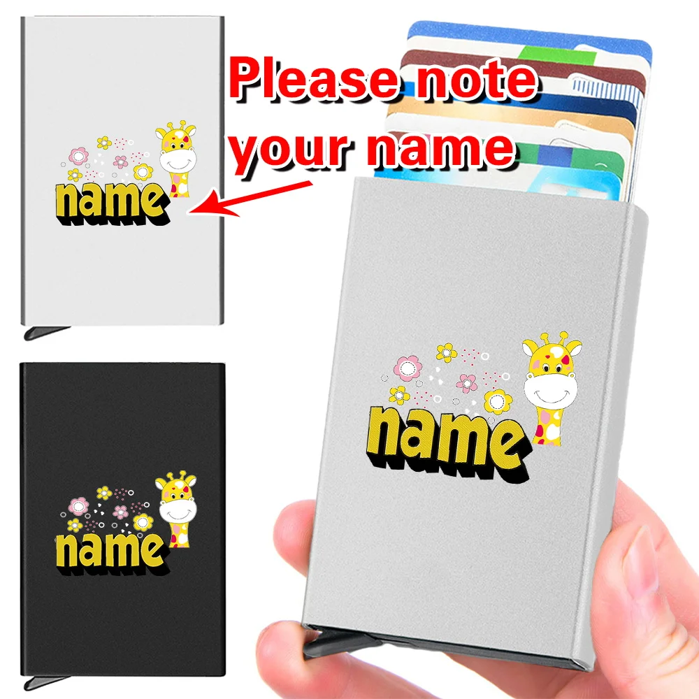 Personalized Customized Name Thin Pop-Up Card Box Mini Walets Business Aluminum Bank Card Storage Box Custom Products
Personalized Customized Name Thin Pop-Up Card Box Mini Walets Business Aluminum Bank Card Storage Box Custom Products
