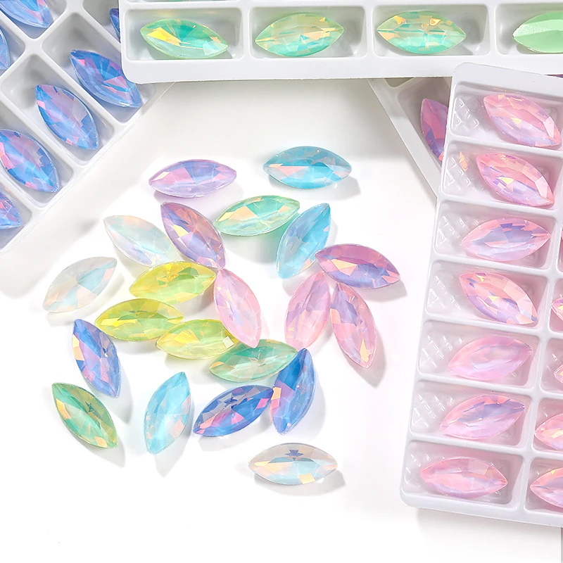 Sparkling Glass Rhinestones 07x15mm Pointed Base Glitter Crystal Gemstones for Sewing, Clothing, DIY Handmade Jewelry Accessorie
Sparkling Glass Rhinestones 07x15mm Pointed Base Glitter Crystal Gemstones for Sewing, Clothing, DIY Handmade Jewelry Accessorie