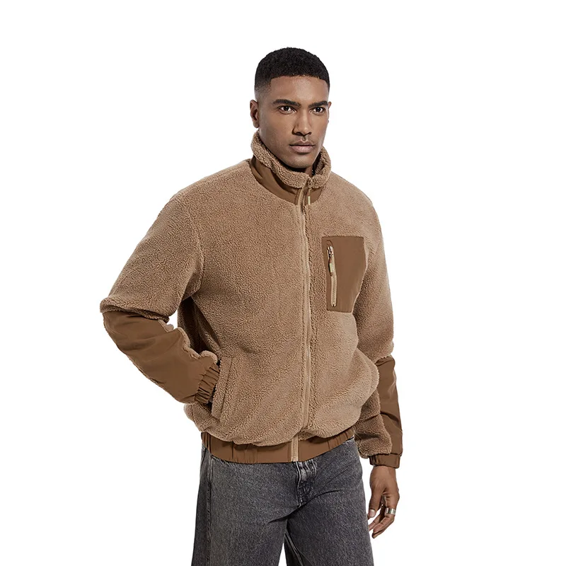 Lamb Fleece Jacket for Men Autumn Winter Clothing Stand Up Collar Plush Casual New Jacket Cardigan Outdoor Men's Clothing
Lamb Fleece Jacket for Men Autumn Winter Clothing Stand Up Collar Plush Casual New Jacket Cardigan Outdoor Men's Clothing