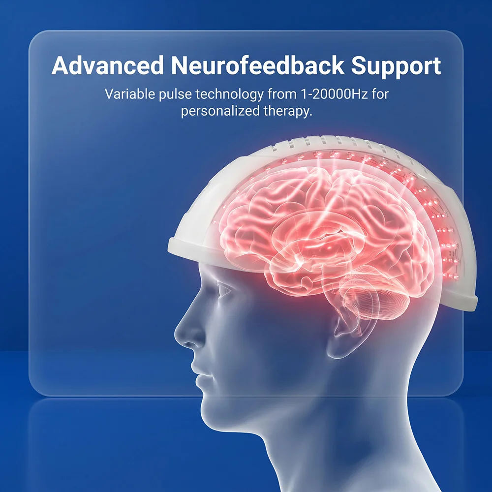 810nm PBM Neuro Helmet Non-invasive Transcranial Stimulation for Stroke Depression Parkinson Dementia Alzheimer Tremor Home Use
810nm PBM Neuro Helmet Non-invasive Transcranial Stimulation for Stroke Depression Parkinson Dementia Alzheimer Tremor Home Use