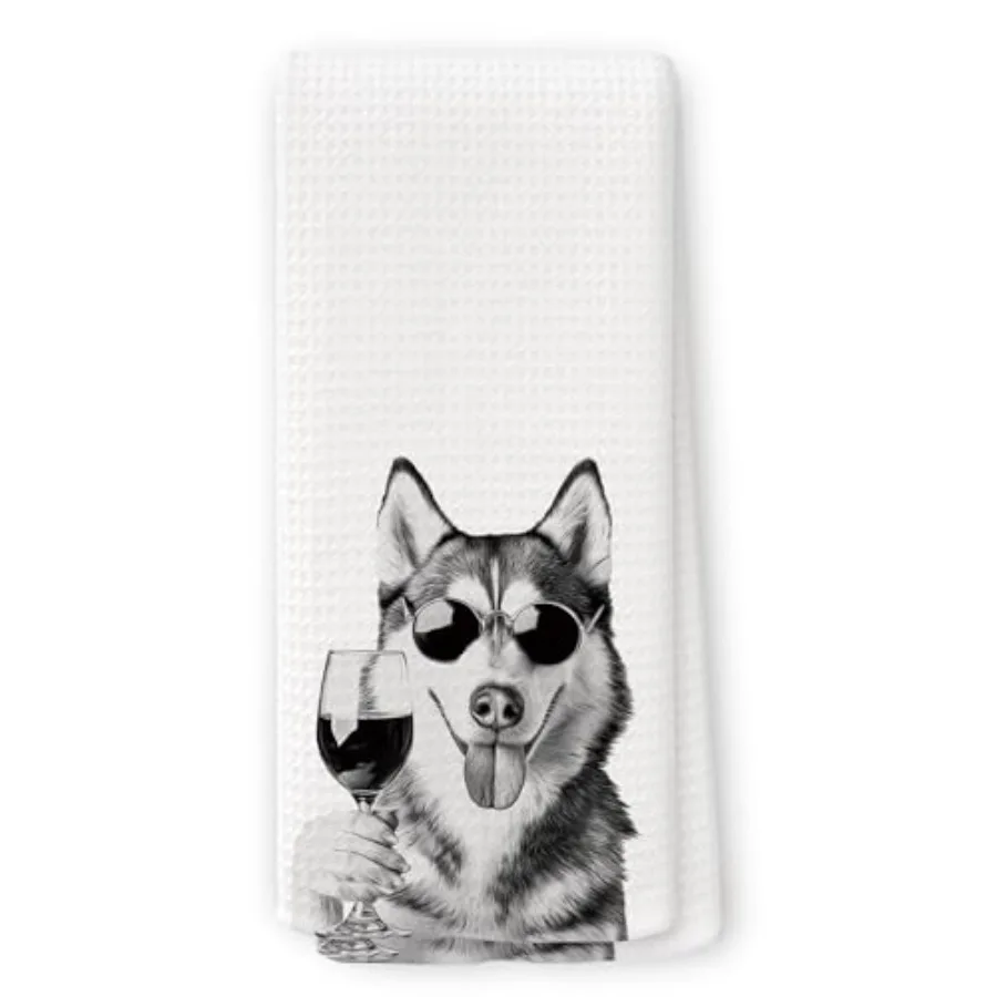 Funny Wine Kitchen Towels, Gifts for Dog Wine Lovers, Bar Accessories Dish Tea Towels for Kitchen, Dog Owners Housewarming Gift
Funny Wine Kitchen Towels, Gifts for Dog Wine Lovers, Bar Accessories Dish Tea Towels for Kitchen, Dog Owners Housewarming Gift