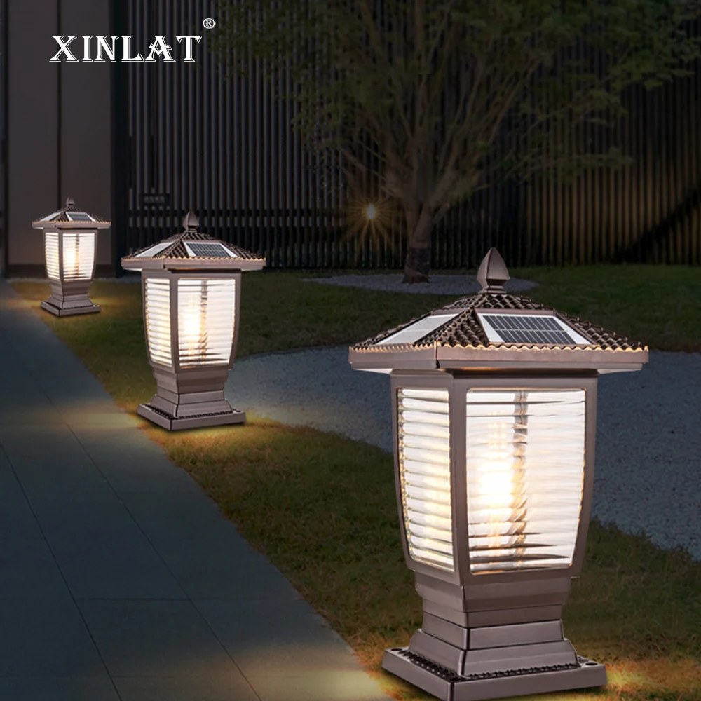 New Chinese Style Pillar Light Outdoor Community Solar Fence Light Waterproof Garden Light Landscape Light Outdoor Lights
New Chinese Style Pillar Light Outdoor Community Solar Fence Light Waterproof Garden Light Landscape Light Outdoor Lights