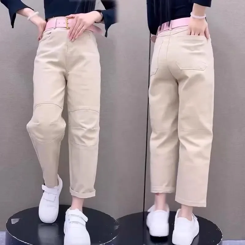 2025 New Spring Autumn Women Fashion Wild Harem Pant Korean Loose Elastic High Waist Casual Pants Ankle-Length Trousers Trend
2025 New Spring Autumn Women Fashion Wild Harem Pant Korean Loose Elastic High Waist Casual Pants Ankle-Length Trousers Trend