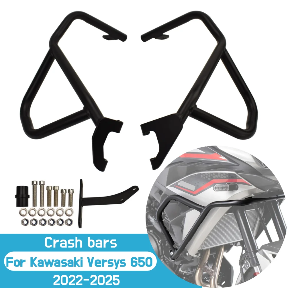 For Kawasaki Versys 650 2022-2025 2024 Versys650 Crash Bars Engine Guard Frame Sliders Bumper Falling Motorcycle Accessories
For Kawasaki Versys 650 2022-2025 2024 Versys650 Crash Bars Engine Guard Frame Sliders Bumper Falling Motorcycle Accessories