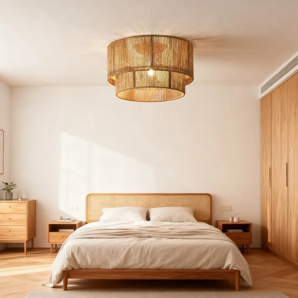 JOYINLED Boho Woven Rope Ceiling Light Vintage Style Cream Artistic Light for Kitchen Bedroom Dining Dia.45cm Pendant Light
JOYINLED Boho Woven Rope Ceiling Light Vintage Style Cream Artistic Light for Kitchen Bedroom Dining Dia.45cm Pendant Light