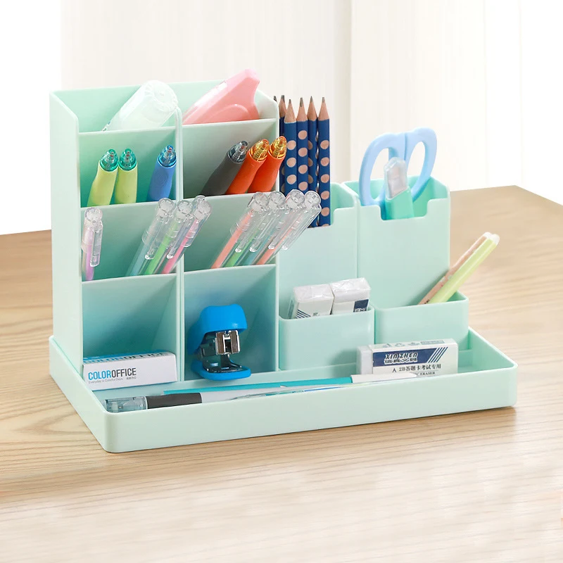 Factory Price Multifunctional Large Capacity Plastic Desktop Storage Rack Creative Oblique Desktop Pen Holder High Quality
Factory Price Multifunctional Large Capacity Plastic Desktop Storage Rack Creative Oblique Desktop Pen Holder High Quality