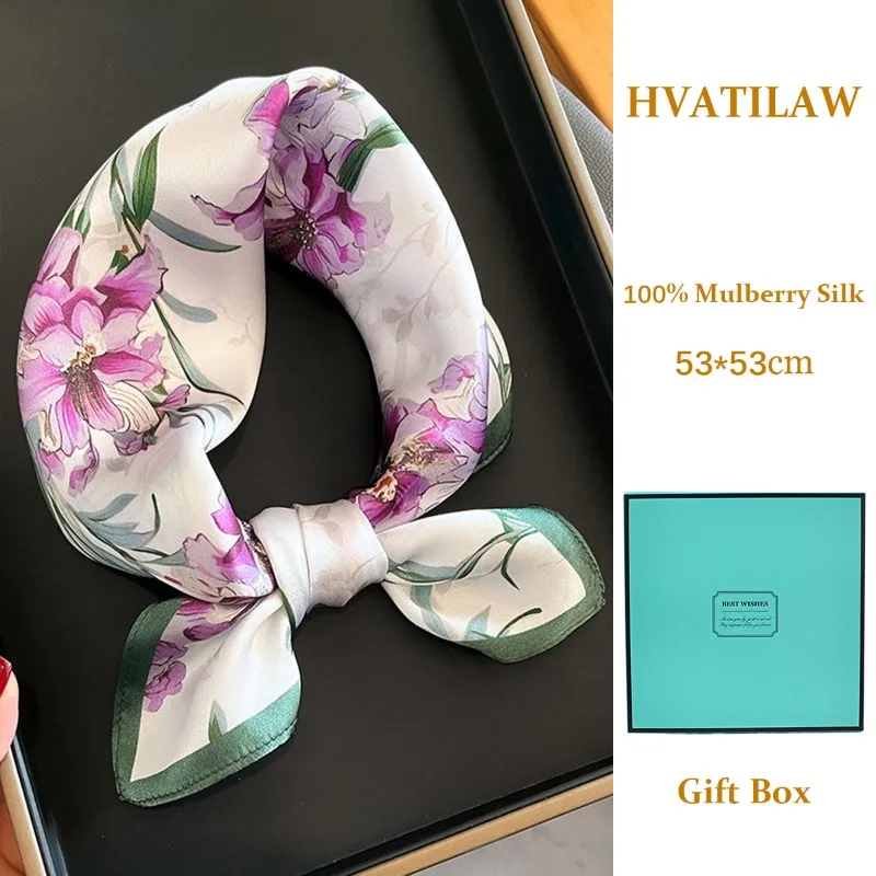 100% Real Silk Scarf Women Design Square Scarves Luxury Hair Wrap Headband Neckerchief Female Bandana Echarpes Bufanda Gift Box
100% Real Silk Scarf Women Design Square Scarves Luxury Hair Wrap Headband Neckerchief Female Bandana Echarpes Bufanda Gift Box