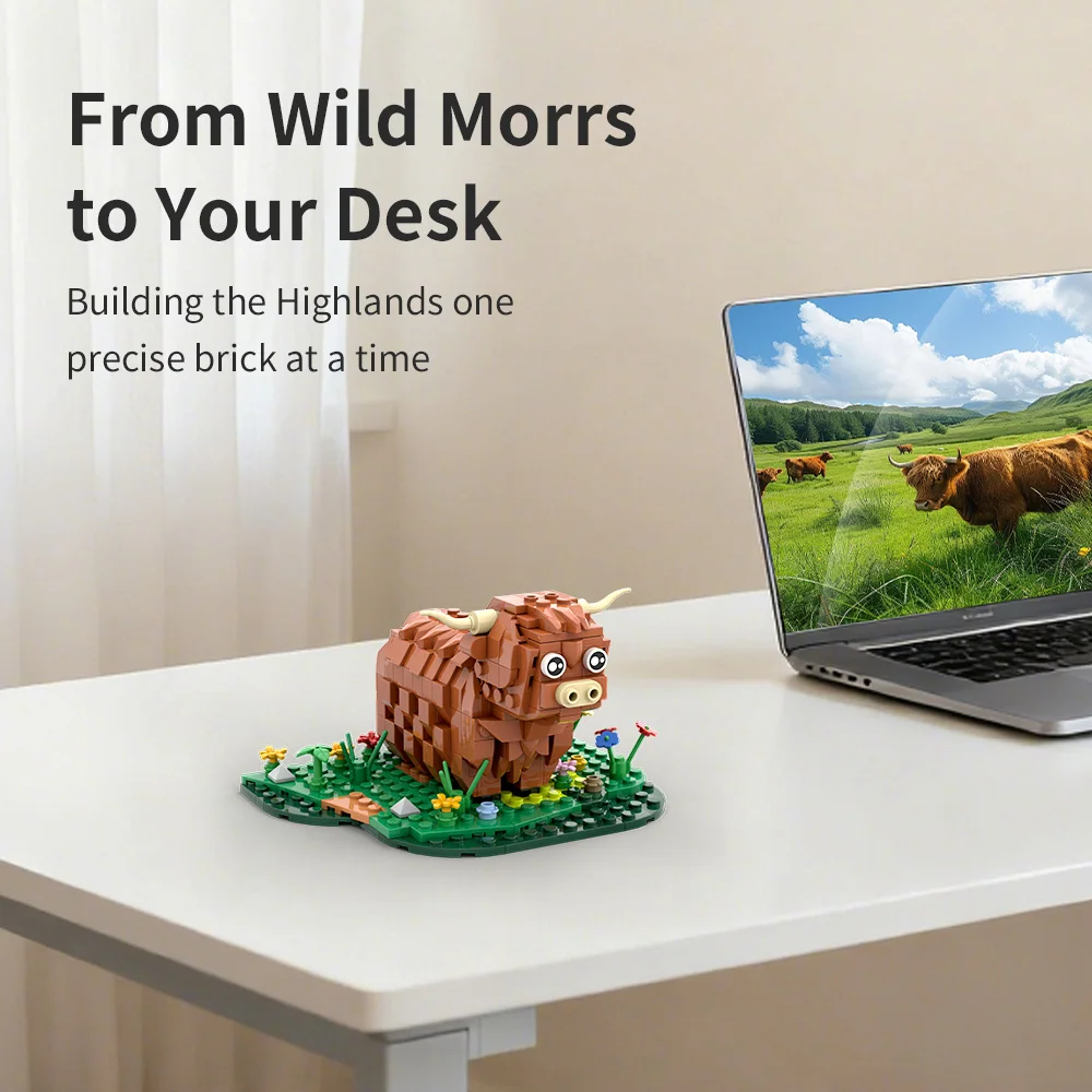 MOC Highland Cattle Kyloe Building Blocks Model Scotland Highland Cattle Animal Bricks Assemble Educational Toys Kids DIY Gifts
MOC Highland Cattle Kyloe Building Blocks Model Scotland Highland Cattle Animal Bricks Assemble Educational Toys Kids DIY Gifts