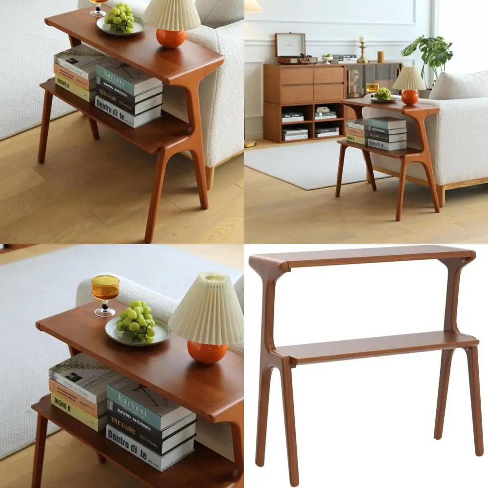 Solid Wood Console Table by COZYMATIC: Fadzai Style Sofa Table with Storage Shelf for Entryways, Hallways, and Living Rooms
Solid Wood Console Table by COZYMATIC: Fadzai Style Sofa Table with Storage Shelf for Entryways, Hallways, and Living Rooms