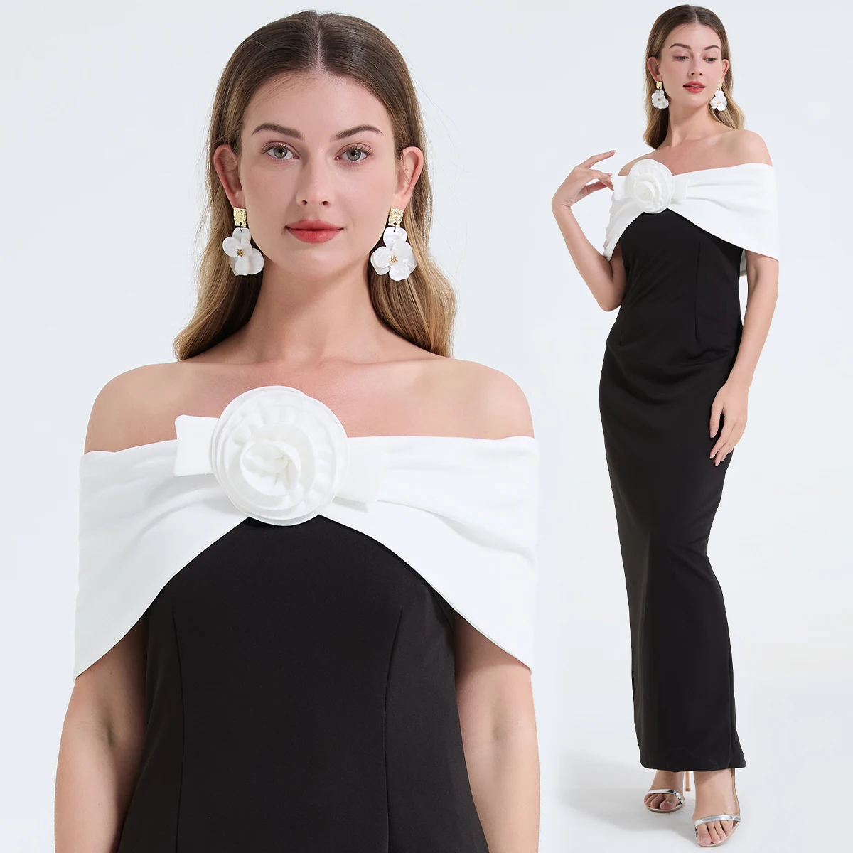 Luxury Evening Dress For Women Floor Length Prom Dress A Line Formal Party Gown Sleeveless Bow Tie Bodycon Long Dress
Luxury Evening Dress For Women Floor Length Prom Dress A Line Formal Party Gown Sleeveless Bow Tie Bodycon Long Dress