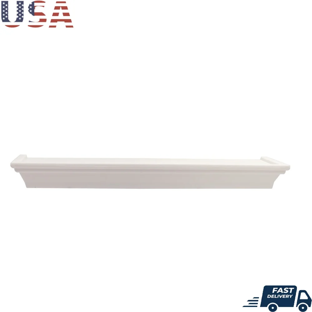 18 Inch Plastic Wall Shelf Easy Mounting Home Office Storage Lightweight 5lb Capacity Modern Design Easy Clean White Finish
18 Inch Plastic Wall Shelf Easy Mounting Home Office Storage Lightweight 5lb Capacity Modern Design Easy Clean White Finish