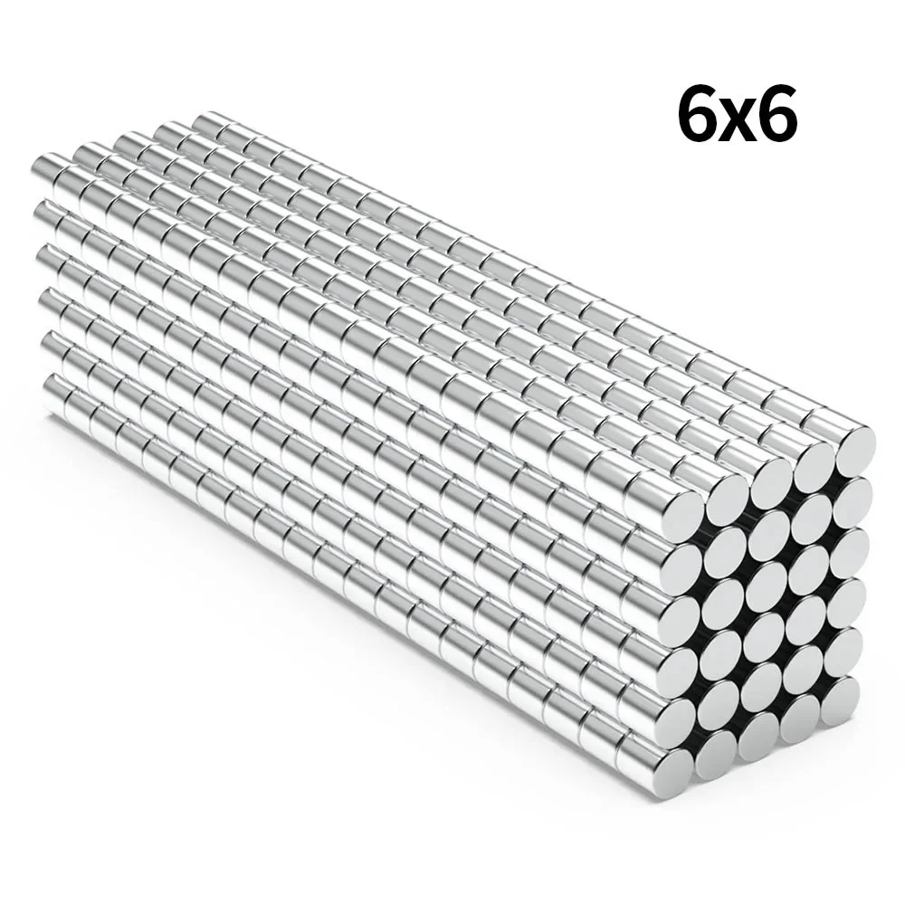 6x6mm N35 Super Strong Neodymium Magnet Round NdfeB Powerful Permanent Magnetic imanes Refrigerator Magnets 6*6
6x6mm N35 Super Strong Neodymium Magnet Round NdfeB Powerful Permanent Magnetic imanes Refrigerator Magnets 6*6