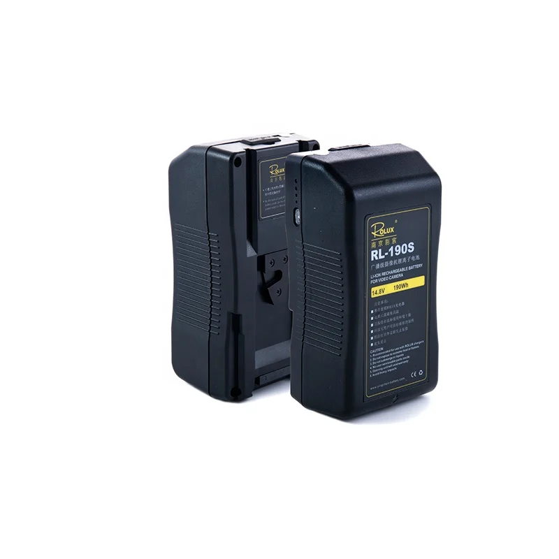 ROLUX RL-190S V-Mount Camera Battery 190wh 14.8V V Lock Battery With Portable Travel Battery Charger
ROLUX RL-190S V-Mount Camera Battery 190wh 14.8V V Lock Battery With Portable Travel Battery Charger