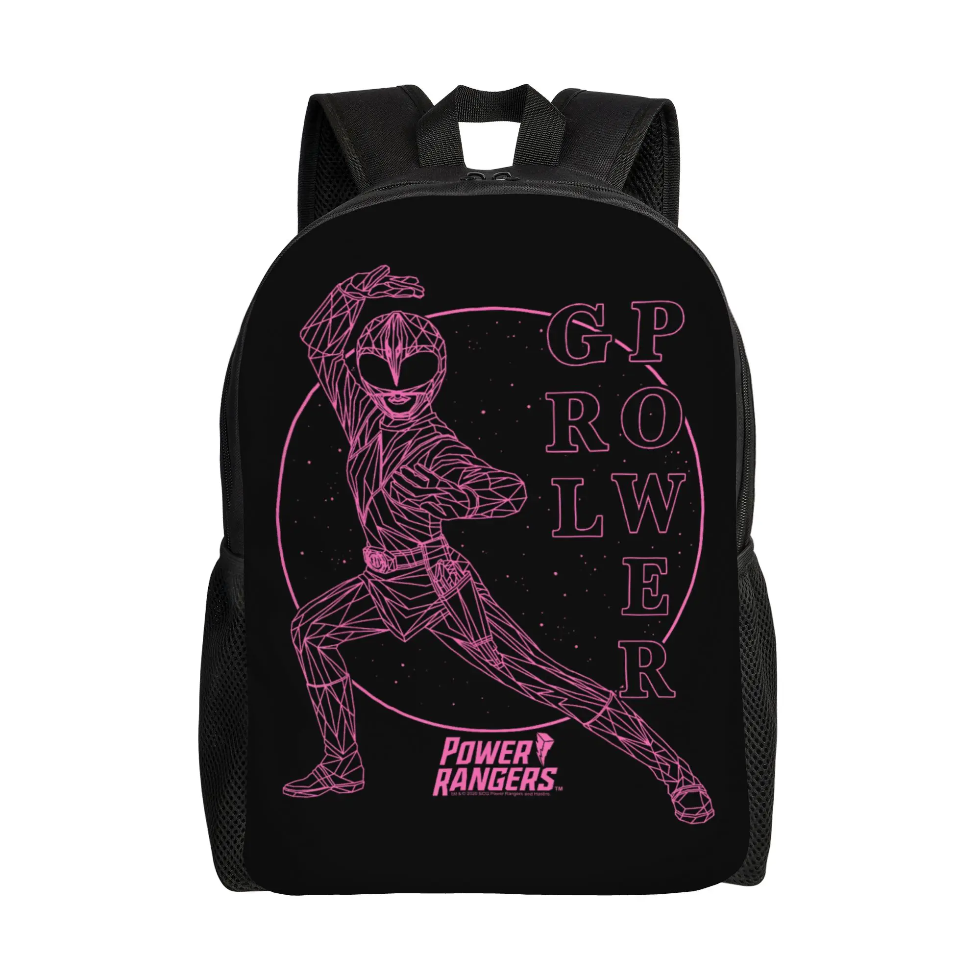 Bandai backpacks Power Rangers Pink Ranger Girl Power Geometric Line Art Daypack mochila Hiking Large Capacity Rucksack
Bandai backpacks Power Rangers Pink Ranger Girl Power Geometric Line Art Daypack mochila Hiking Large Capacity Rucksack