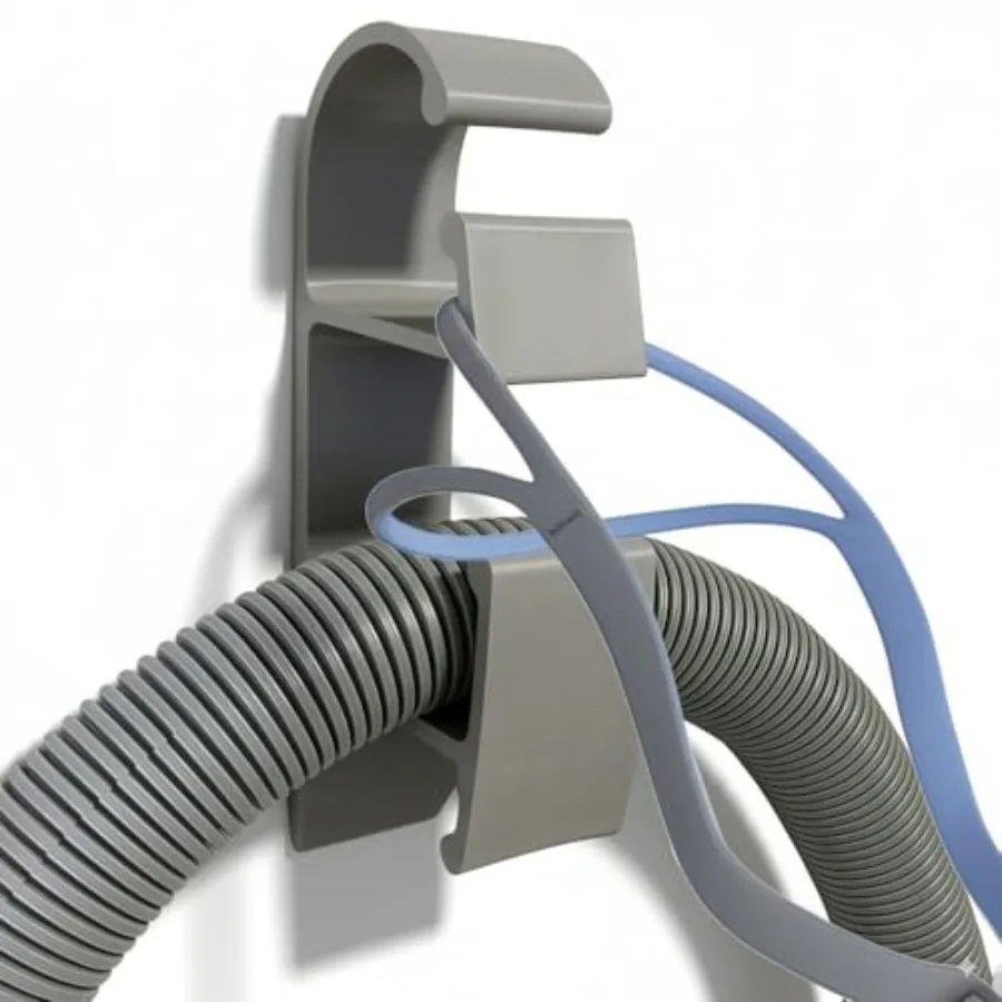 CPAP Hose Holder with Anti-Unhook Feature, CPAP Hose Holder for Bed Avoid Tangle and Prevent Blockage CPAP Hose Hanger for Tube
CPAP Hose Holder with Anti-Unhook Feature, CPAP Hose Holder for Bed Avoid Tangle and Prevent Blockage CPAP Hose Hanger for Tube