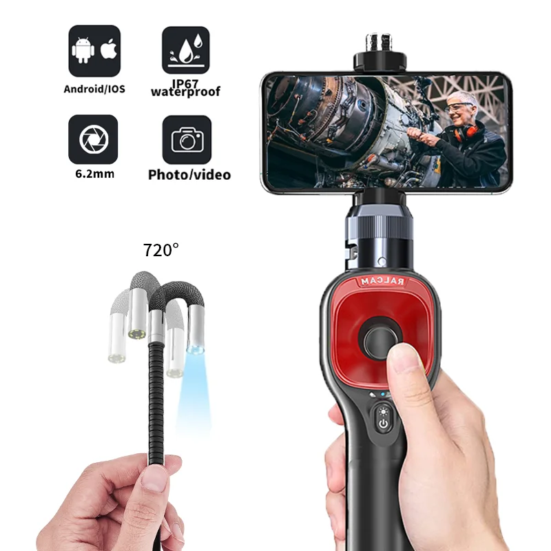 720 degree rotating camera industrial inspection endoscope 6.2mm 1080P high-definition endoscope camera
720 degree rotating camera industrial inspection endoscope 6.2mm 1080P high-definition endoscope camera