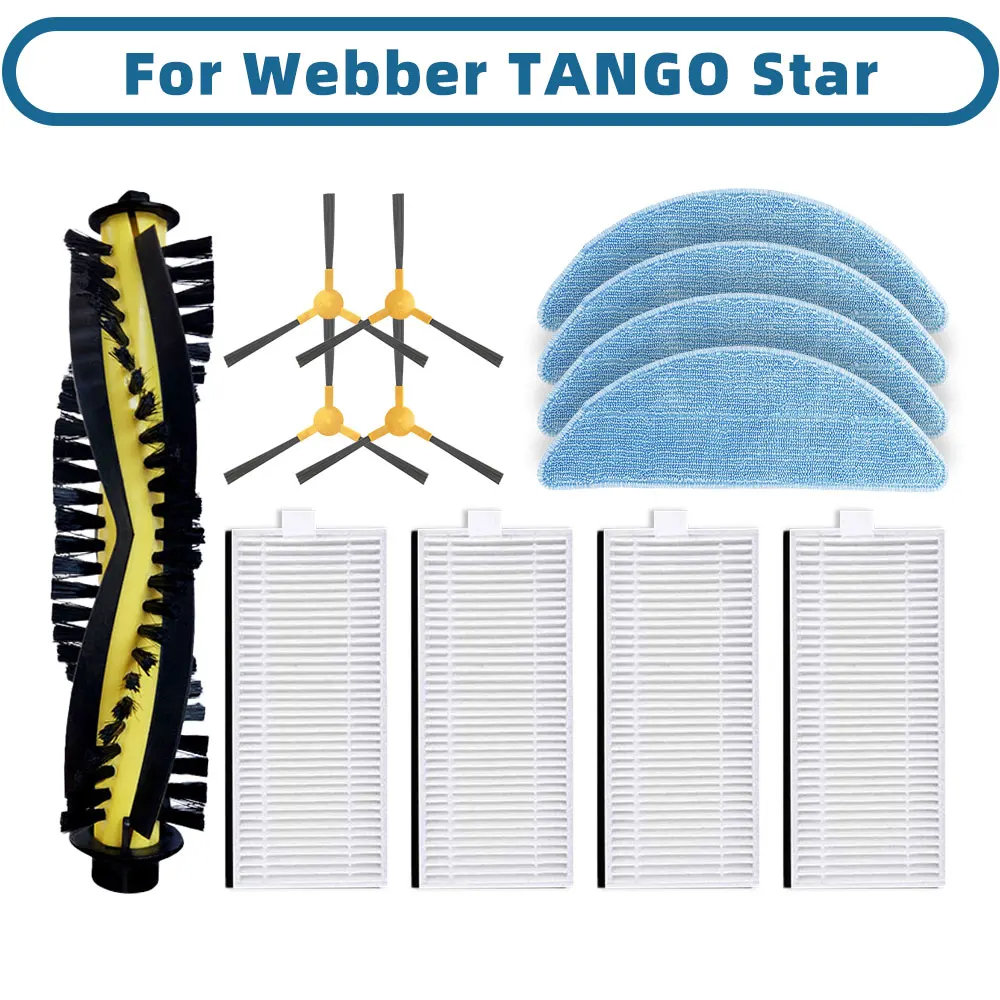 Compatible For Webber TANGO Star Replacement Parts Accessories Main Side Brush Hepa Filter Mop Cloth
Compatible For Webber TANGO Star Replacement Parts Accessories Main Side Brush Hepa Filter Mop Cloth