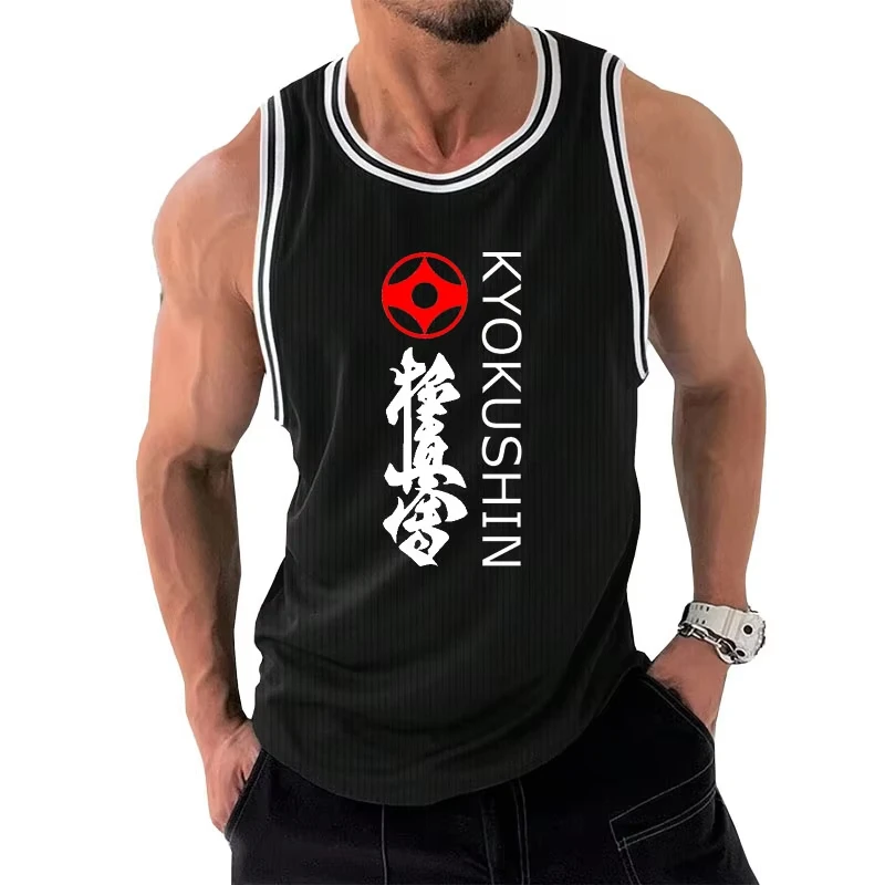 Fashion Letter Gradient Print Men's Tank Top Summer Run Fitness Sports Tees Casual O-neck Loose Sleeveless Shirt Gym T-shirt Man
Fashion Letter Gradient Print Men's Tank Top Summer Run Fitness Sports Tees Casual O-neck Loose Sleeveless Shirt Gym T-shirt Man