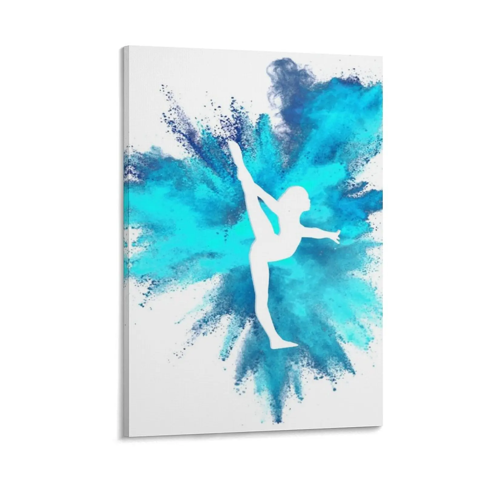 Gymnast Silhouette - Blue Explosion Canvas Painting aesthetic room ornaments for home
Gymnast Silhouette - Blue Explosion Canvas Painting aesthetic room ornaments for home