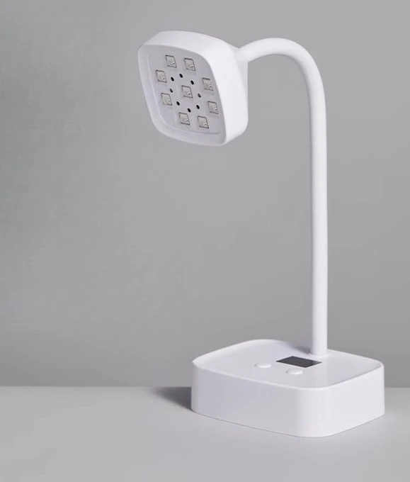 Настольная лампа для ногтей на батарейках, нечерниющая, быстросохнущая, с датчиком отверждения
Настольная лампа для ногтей на батарейках, нечерниющая, быстросохнущая, с датчиком отверждения