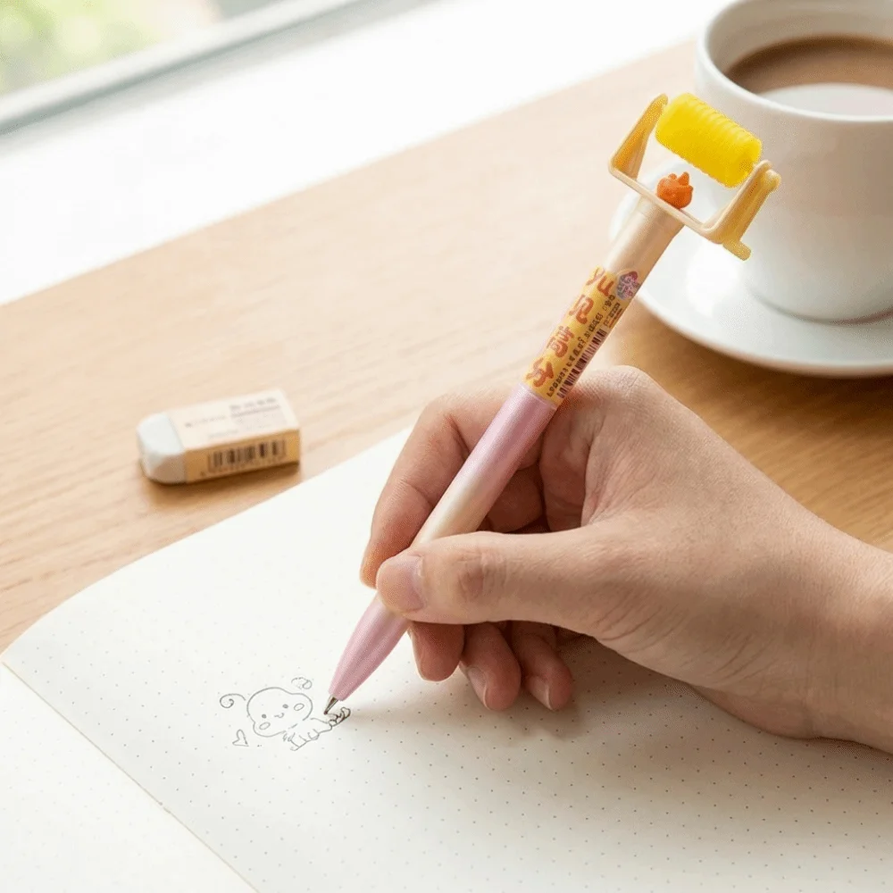 Cute Funny BBQ Theme Color-Changing Pen 0.5 Tip Novelty Rotating Refill Pen Smooth Writing Neutral Design Writing Pen Writing
Cute Funny BBQ Theme Color-Changing Pen 0.5 Tip Novelty Rotating Refill Pen Smooth Writing Neutral Design Writing Pen Writing