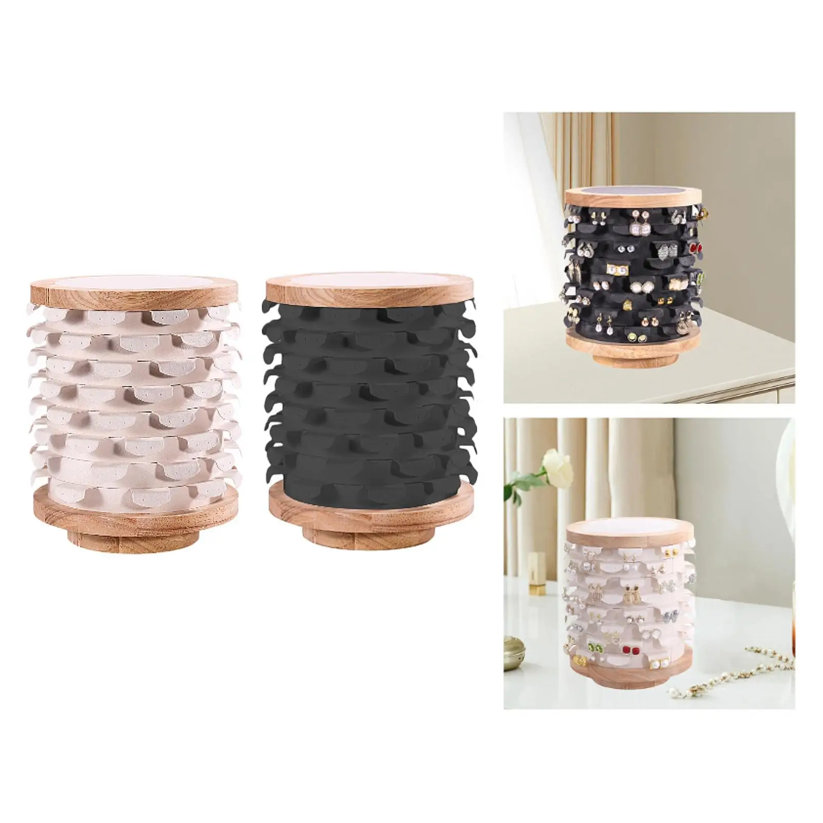 Rotating Earring Rack, Earrings Holder ,Gift ,Hanging Earrings Ear Display Stand for Women Girls Tabletop Store
Rotating Earring Rack, Earrings Holder ,Gift ,Hanging Earrings Ear Display Stand for Women Girls Tabletop Store