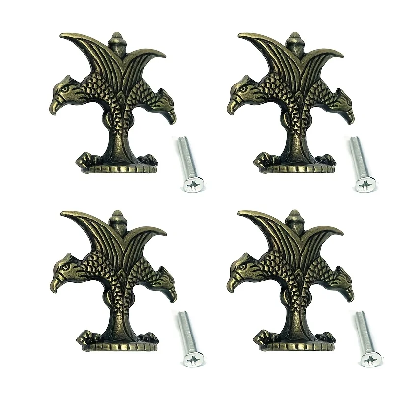 4X Vintage Jewelry Box Pull Knobs Antique Furniture Pull Creative Alloy Kitchen Drawer Cabinet Door Retro Pull Handle With Screw
4X Vintage Jewelry Box Pull Knobs Antique Furniture Pull Creative Alloy Kitchen Drawer Cabinet Door Retro Pull Handle With Screw