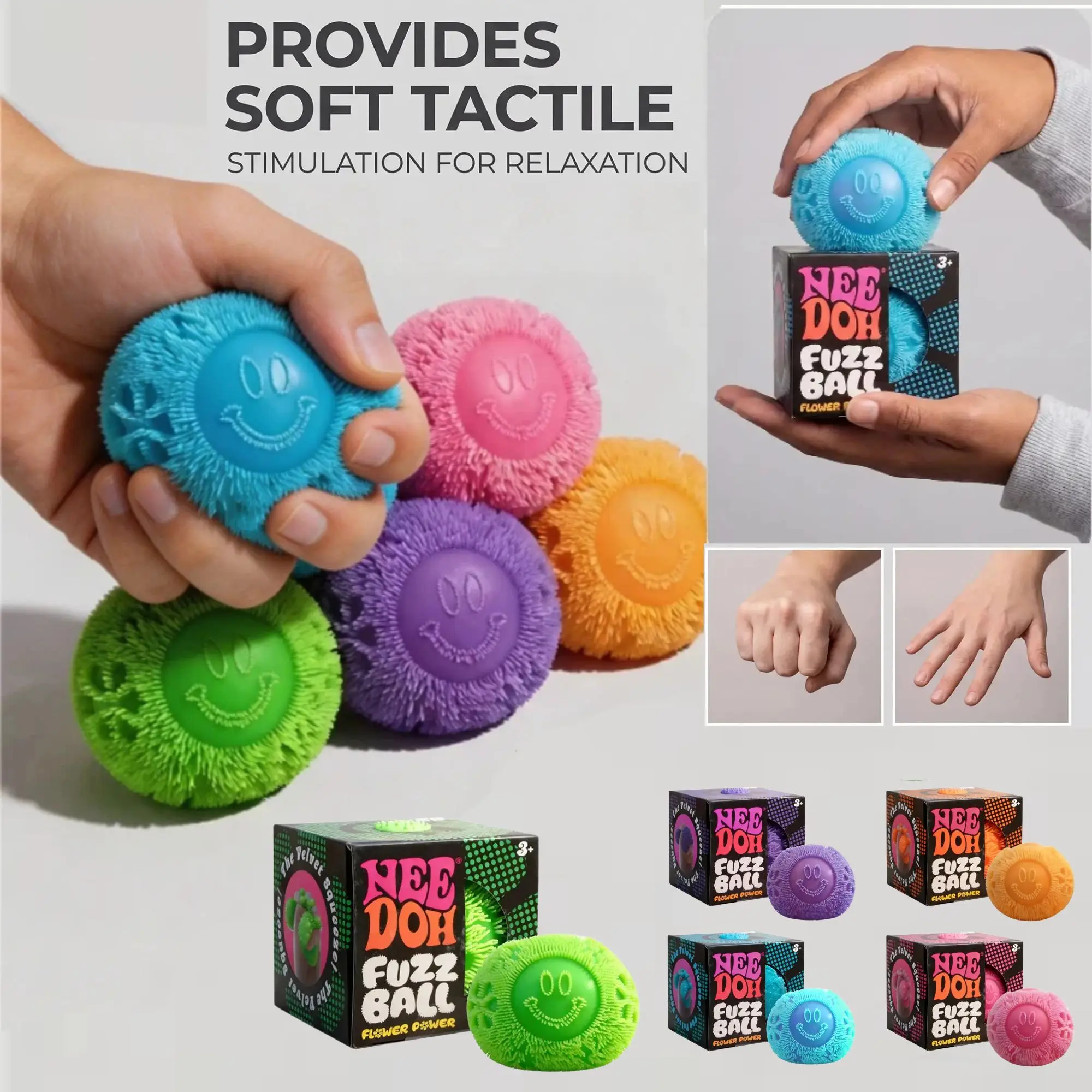 Nee Doh Fuzz Ball Series Desktop decompress Ornament Stress Relief Toys Suitable for Under Pressure Fun Soft Stress Ball gifts
Nee Doh Fuzz Ball Series Desktop decompress Ornament Stress Relief Toys Suitable for Under Pressure Fun Soft Stress Ball gifts